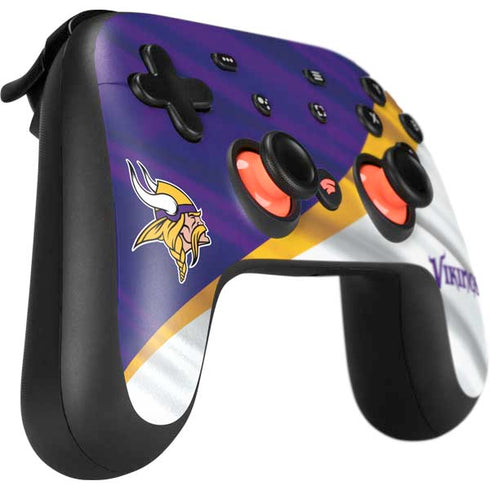 NFL Minnesota Vikings Google Stadia Controller Skin